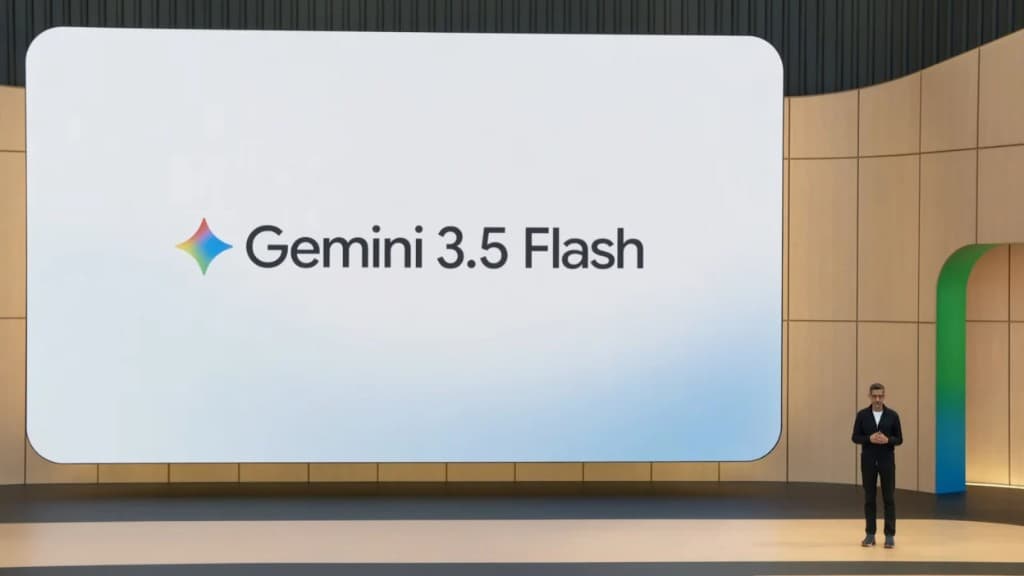 Google I/O 2026: Gemini 3.5 Flash, Kodlama ve Ajan İşlerinde Pro Sınırını Aştı - AI konulu yazı görseli