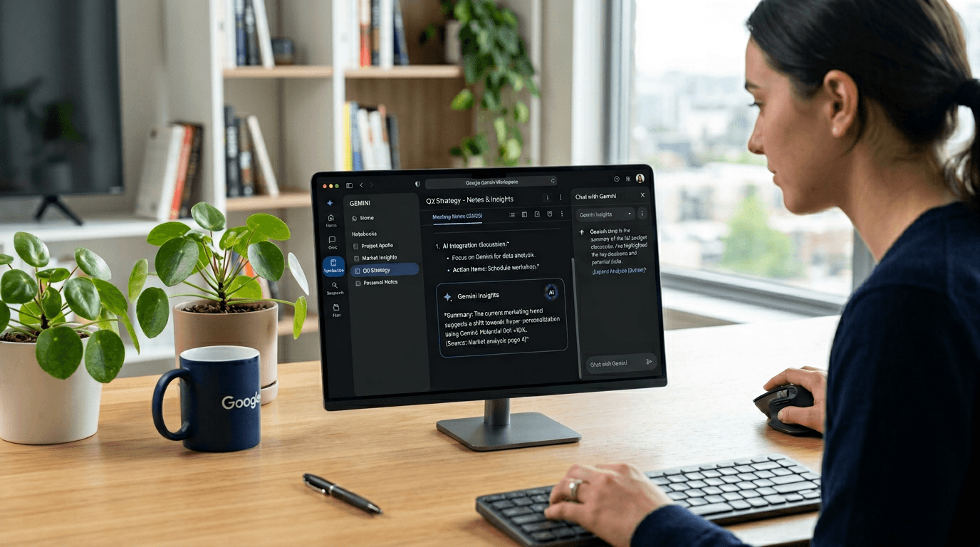 Google Gemini'dan Hayat Kurtaran Yeni Özellik: Notebooks ile Tanışın - AI konulu yazı görseli