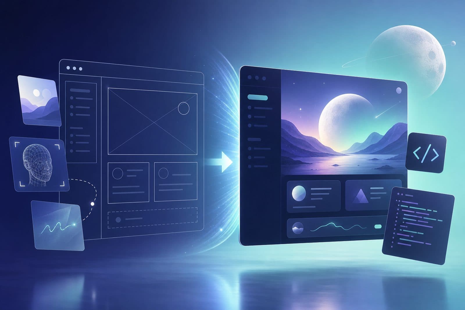Kimi K2.5 ile Görselden Koda: UI Mockup’tan Front-end Üretmek - Kimi konulu yazı görseli