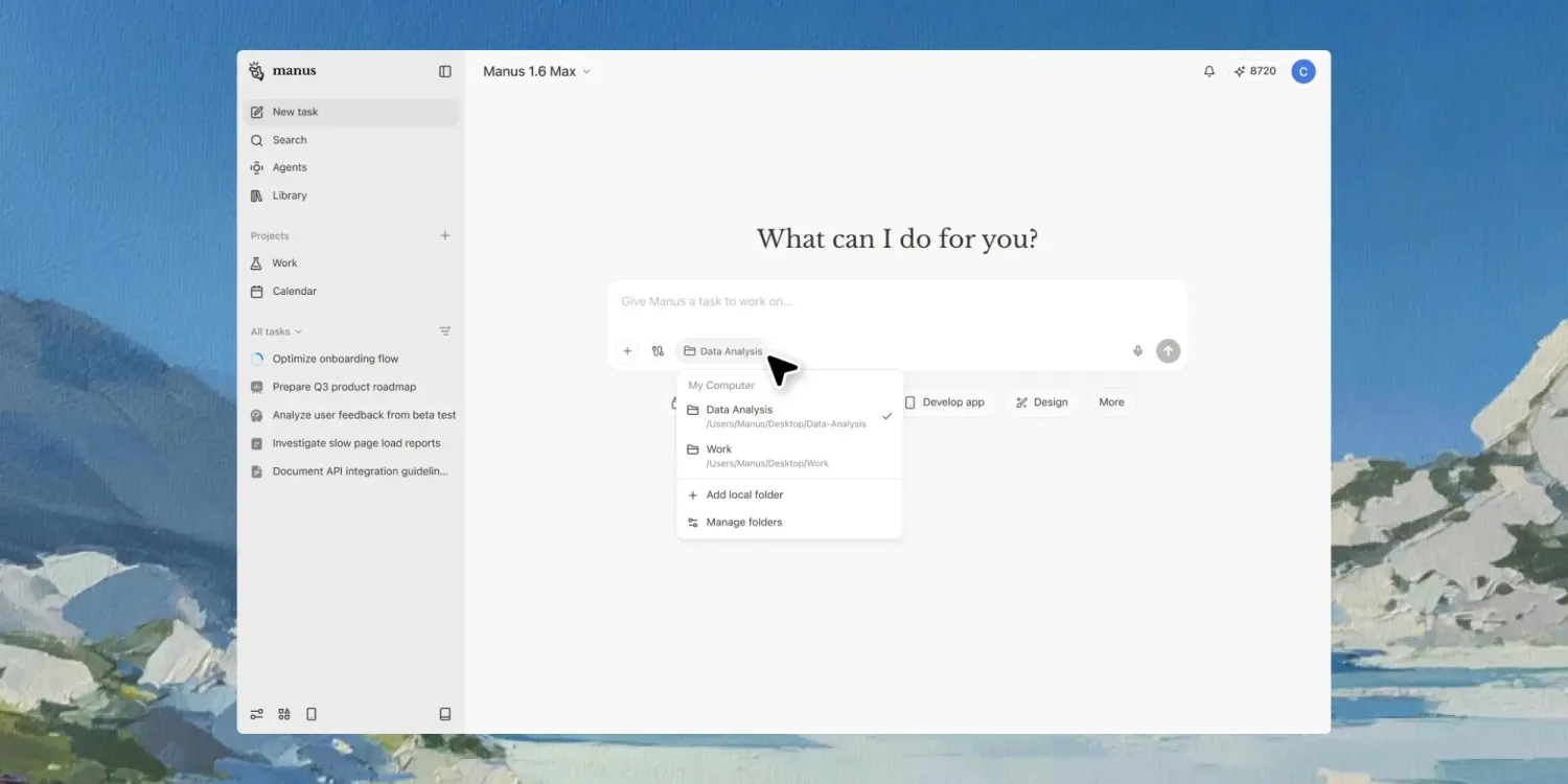 Manus Bilgisayarım: Mac'inizi Yapay Zeka Ajanına Dönüştüren Uygulama - AI Agents konulu yazı görseli