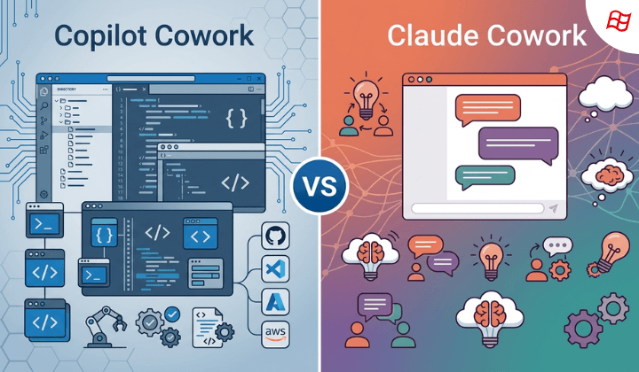 Copilot Cowork ve Claude Cowork Karşılaştırması: Hangi Yapay Zeka Ajansı Daha İyi? - blog yazısı görseli