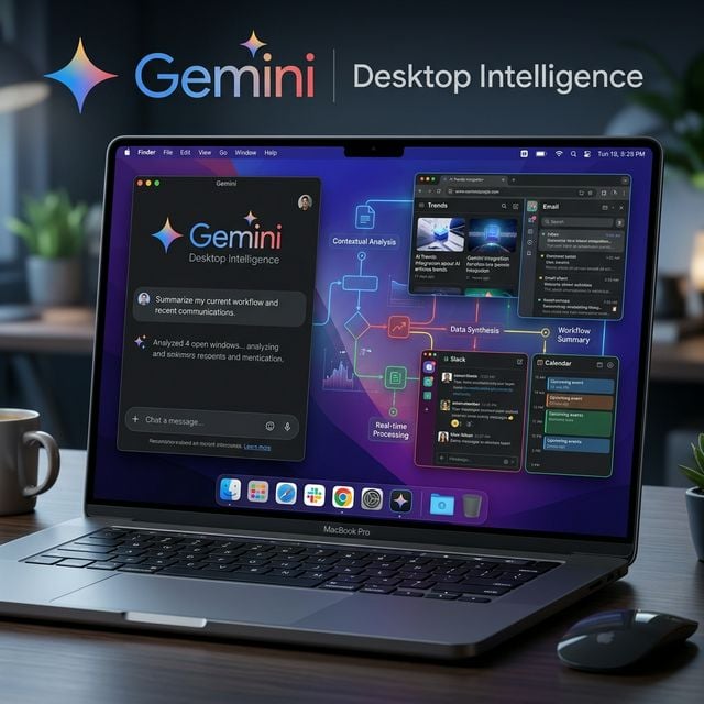 Google Gemini macOS Uygulamasını Test Ediyor: Desktop Intelligence ile Ekran Analizi Geliyor - blog yazısı görseli