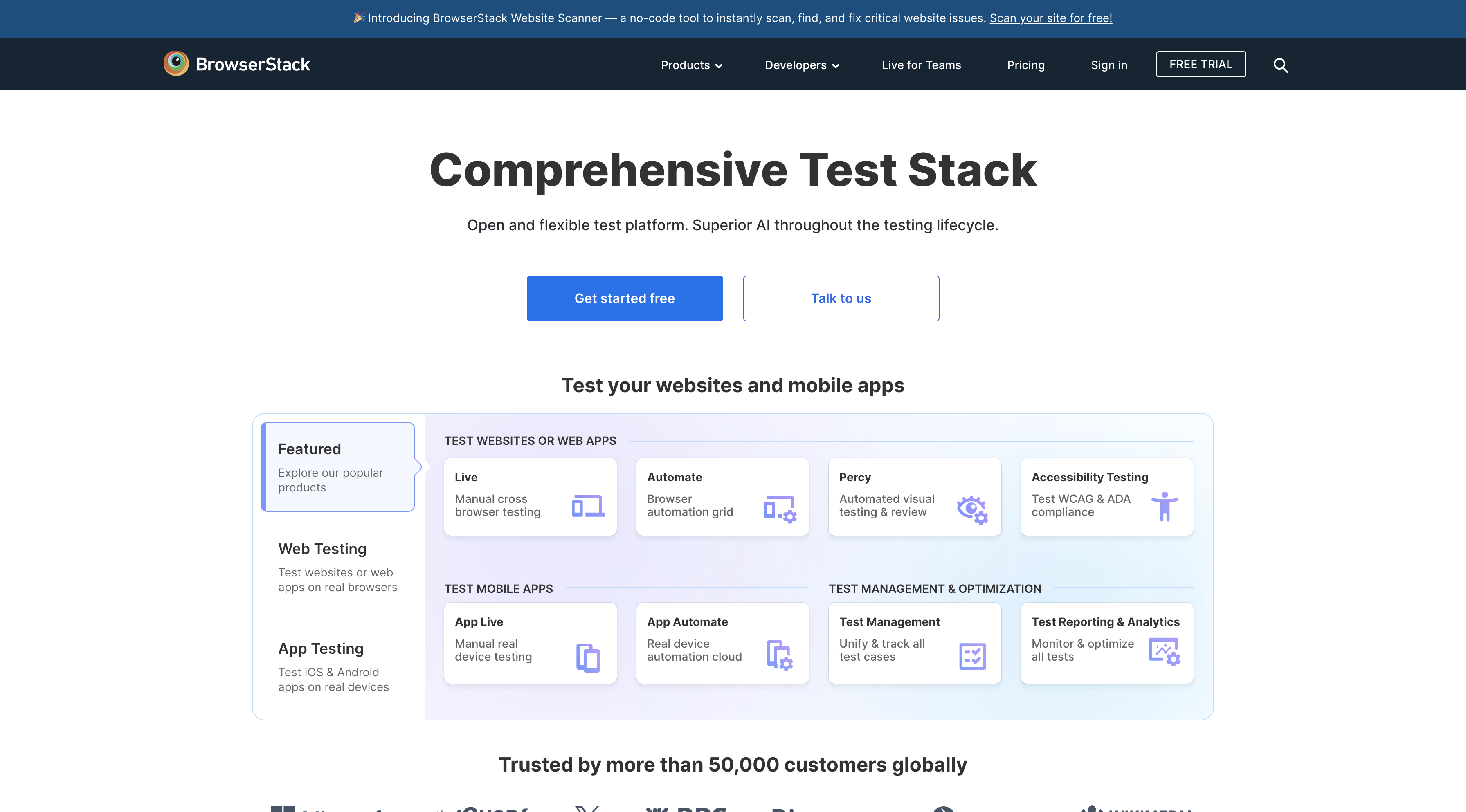 BrowserStack Test Platform