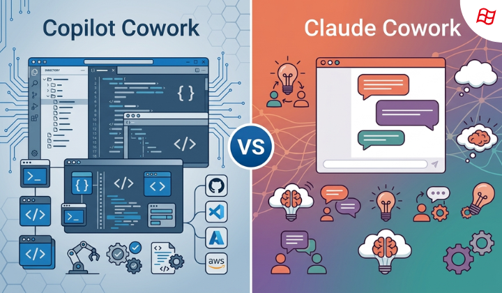 Copilot Cowork ve Claude Cowork Karşılaştırması: Hangi Yapay Zeka Ajansı Daha İyi? - öneri yazı görseli