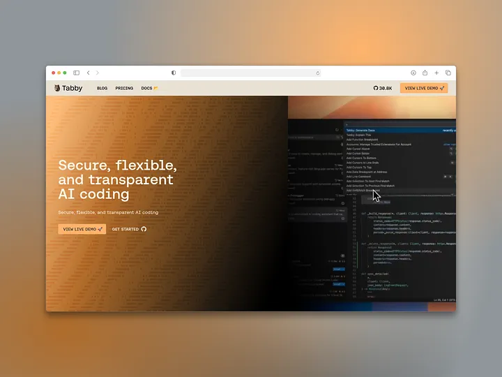 Tabby AI - Self-Hosted Açık Kaynak Kod Asistanı