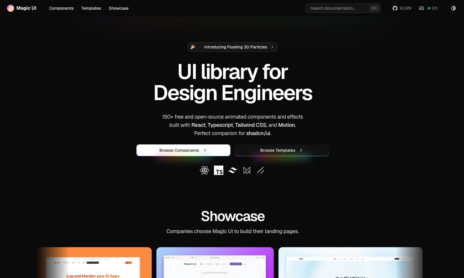 Magic UI Animasyonlu ve Efektli React Bileşenleri