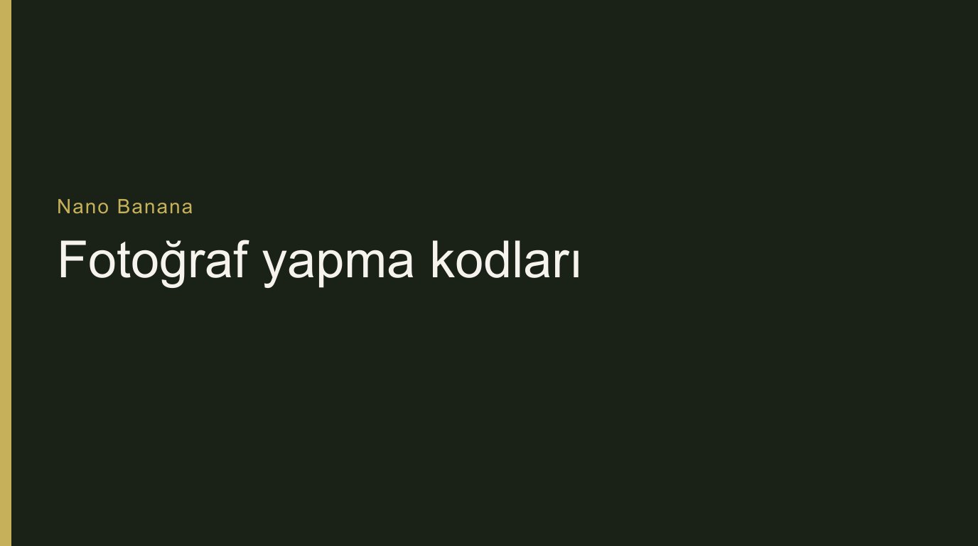 Nano Banana ile Fotoğraf Yapma Kodları: Gemini'de Hazır Prompt Örnekleri - ilgili yazı görseli