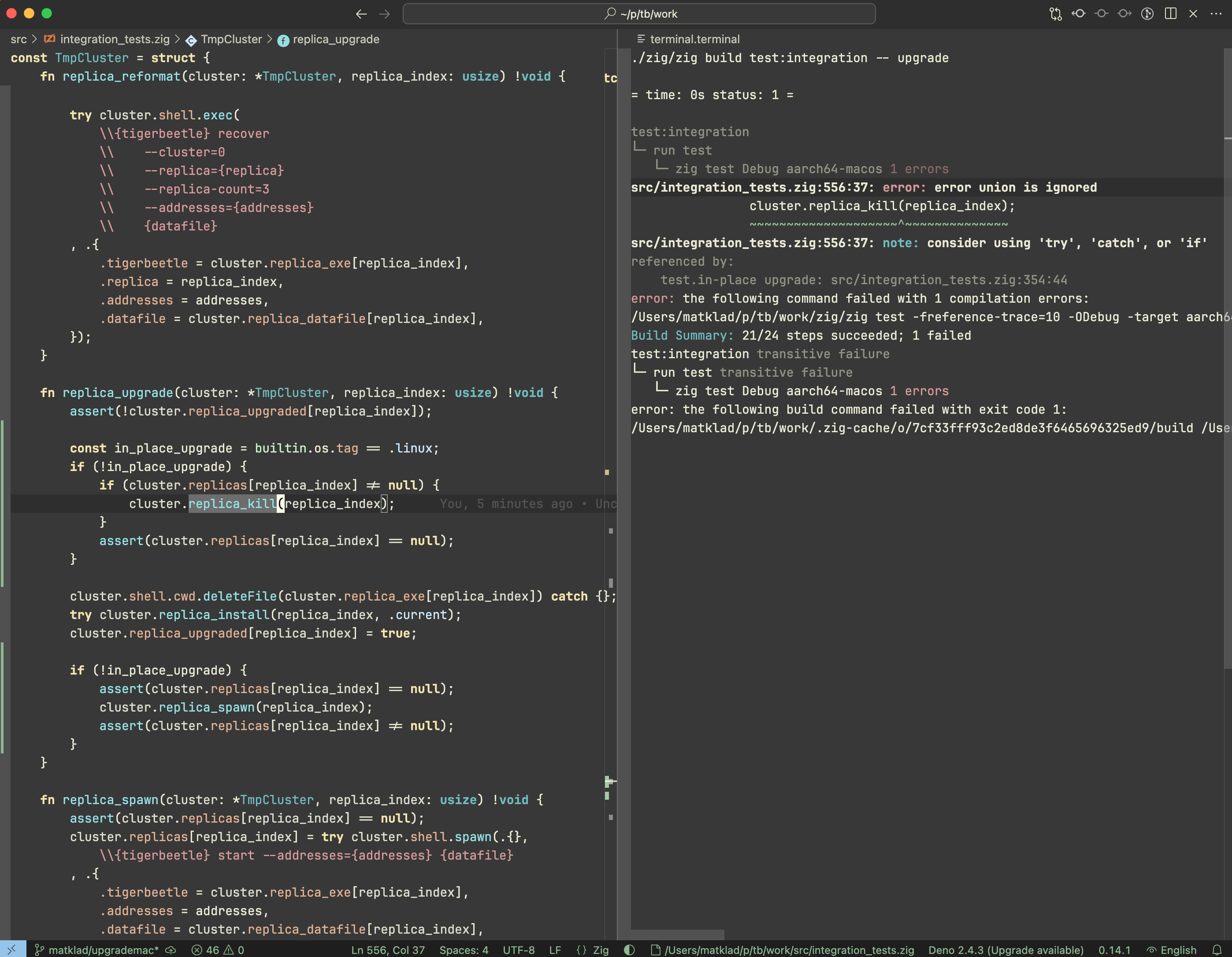 Terminal Editor Screenshot