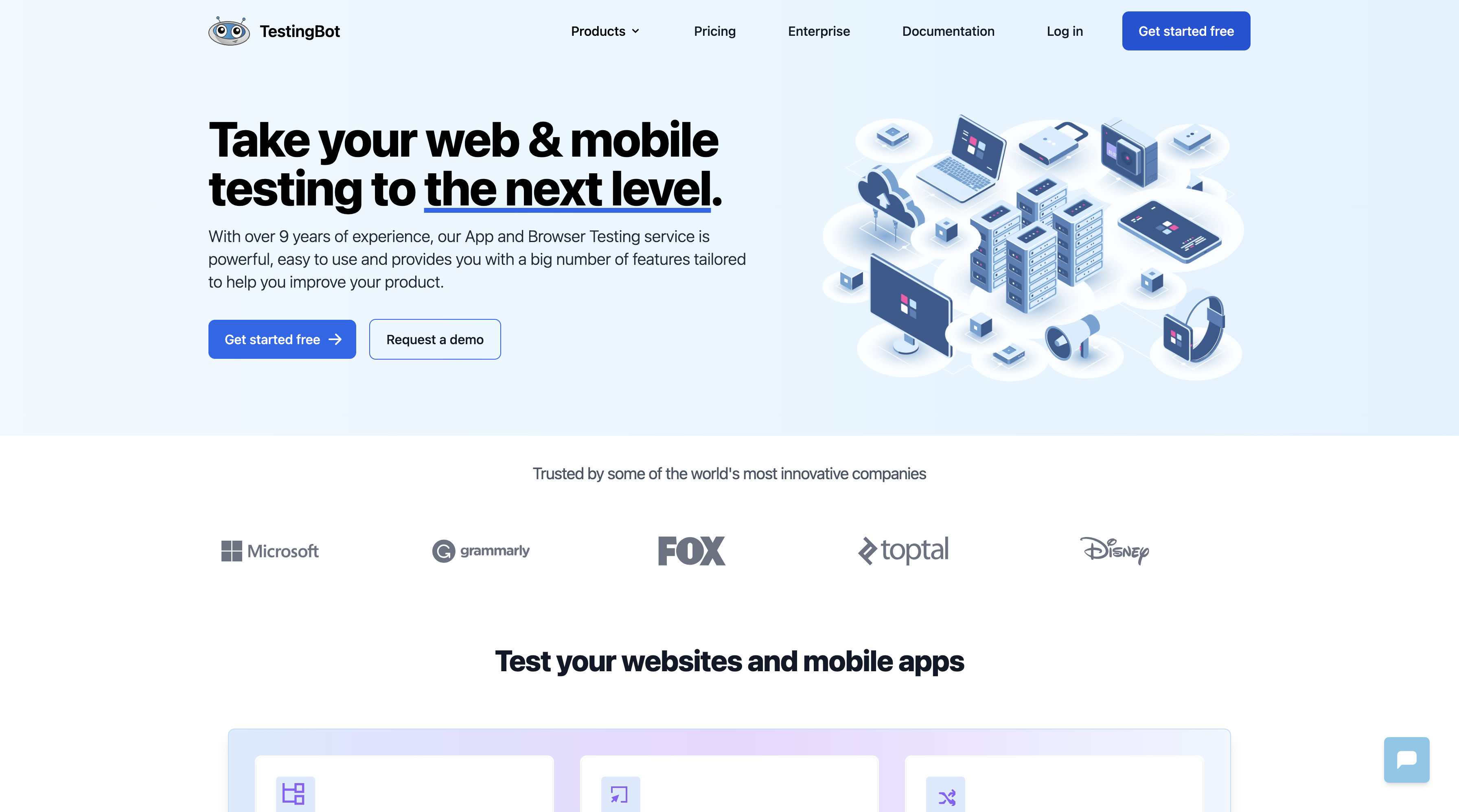 TestingBot Interface